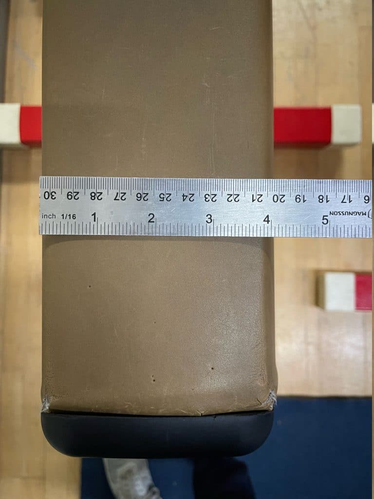 olympic balance beam measurement