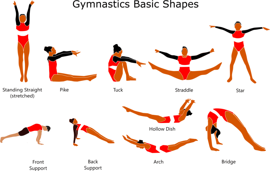 gymnastics shapes