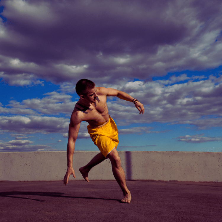 tricking aerial kick