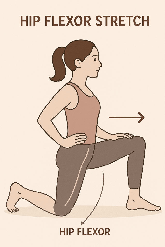 hip flexor stretch for splits